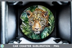 GorgeousWatercolor Car Coaster design.