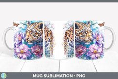 GorgeousWatercolor Mug Wrap design.