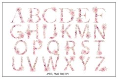 Watercolor letters Alphabet letters Letter-png Letter set Product Image 2