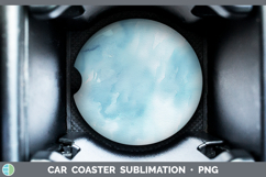 GorgeousWatercolor Car Coaster design.