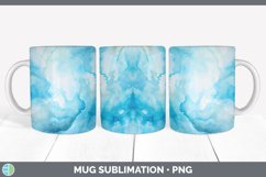 GorgeousWatercolor Mug Wrap design.