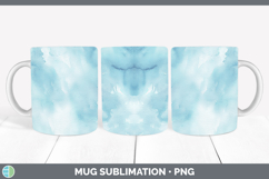 GorgeousWatercolor Mug Wrap design.