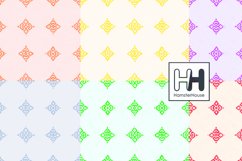 Watercolor light diamond pattern, digital paper pack Product Image 4