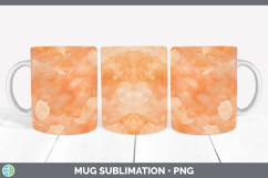 GorgeousWatercolor Mug Wrap design.