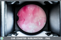 GorgeousWatercolor Car Coaster design.