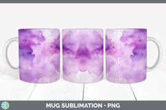 GorgeousWatercolor Mug Wrap design.