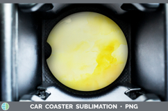 GorgeousWatercolor Car Coaster design.