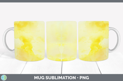 GorgeousWatercolor Mug Wrap design.