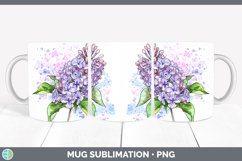 GorgeousWatercolor Mug Wrap design.