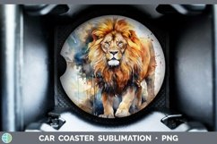 GorgeousWatercolor Car Coaster design.