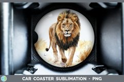 GorgeousWatercolor Car Coaster design.