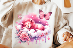 watercolor lion cloud png, mystical lion clipart, cloud animal sublimation, watercolor lion art, celestial lion png, dreamy lion design, watercolor cloud clipart, lion sublimation printable, fantasy lion png, lion digital download