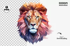 Watercolor Lion Sublimation