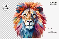 Lion Sublimation PNG Clipart