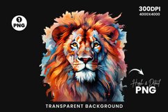 Lion Sublimation Clipart