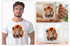 Lion Sublimation Clipart