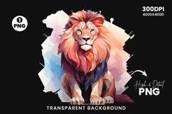 Lion Sublimation PNG Clipart