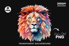 Lion Sublimation PNG Clipart