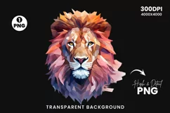 Lion Sublimation PNG Clipart