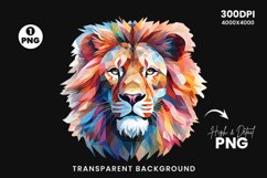 Lion Sublimation PNG Clipart