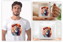 Lion Sublimation PNG Clipart