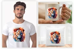 Lion Sublimation PNG Clipart