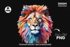 Lion Sublimation PNG Clipart