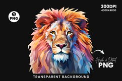 Lion Sublimation PNG Clipart