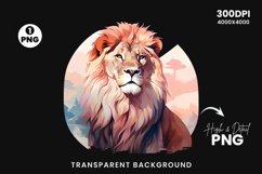 Lion Sublimation PNG Clipart