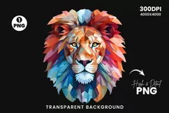 Lion Sublimation PNG Clipart