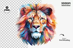 Lion Sublimation Clipart