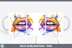 GorgeousWatercolor Mug Wrap design.