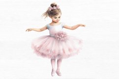 Little Ballerina Watercolor Sublimation Clipart Product Image 7