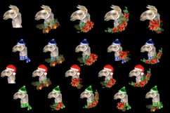 Watercolor Llama christmas clipart - Sublimation designs Product Image 4