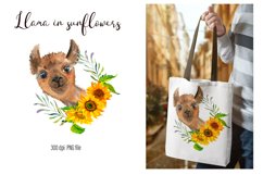 Watercolor Llama Clipart - Sublimation designs bundle Product Image 16