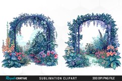 Watercolor Love In Bloom Collection Clipart Product Image 1