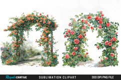 Watercolor Love In Bloom Graphic Clipart Product Image 1