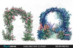 Watercolor Love In Bloom Collection Clipart Product Image 1
