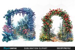 Watercolor Love In Bloom Collection Clipart Bundle Product Image 2