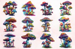 Watercolor Magic Mushroom Clipart Bundle Product Image 2