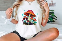 Watercolor Magic Mushrooms Clipart Bundle Product Image 3