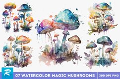 magic mushroom,mushroom clipart,mushroom clip art,watercolor mushroom,fairy mushroom,watercolor fantasy,fantasy clipart,watercolor clipart,watercolor clip art,mushroom png,sublimation,fantasy mushroom,fairy house,sublimation,clipart bundle,mystical png,ma