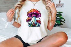Watercolor Magical Mushrooms Clipart Bundle Product Image 3
