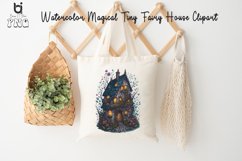 Watercolor Magical Tiny Fairy House Clipart, Mug PNG Design Product Image 10