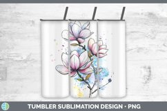 GorgeousWatercolor Tumbler design.