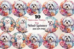 Watercolor Maltese Dog Wind Spinner,Wild Flowers Malteses Wind Spinner,Wind Spinner Love,Watercolor Dogs Wind Spinner,Watercolor Maltese Dog Spinner,Wild Flowers Malteses Spinner,Sublimation Watercolor Maltese Dog,Watercolor Dogs Spinner,Wind Spinner,Subl