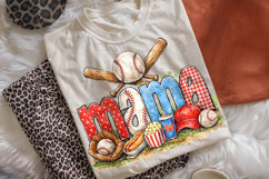 Retro Baseball Mama PNG, Baseball Game Day PNG, Sports Mom Product Image 2