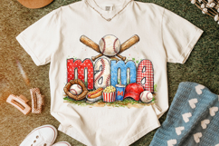 Retro Baseball Mama PNG, Baseball Game Day PNG, Sports Mom Product Image 4