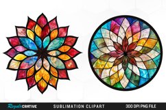 Watercolor Mandala Graphics Clipart Product Image 1