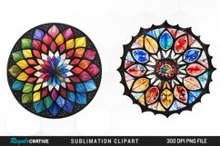 Watercolor Mandala Graphics Clipart Product Image 1